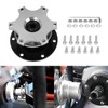 Universal 6 Hole Steering Wheel Quick Release Disconnect Hub Adapter