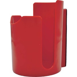 TRUSCO Resin Magnetic Can Holder, Red, 3.1 inches (80 mm) TPMH-88R