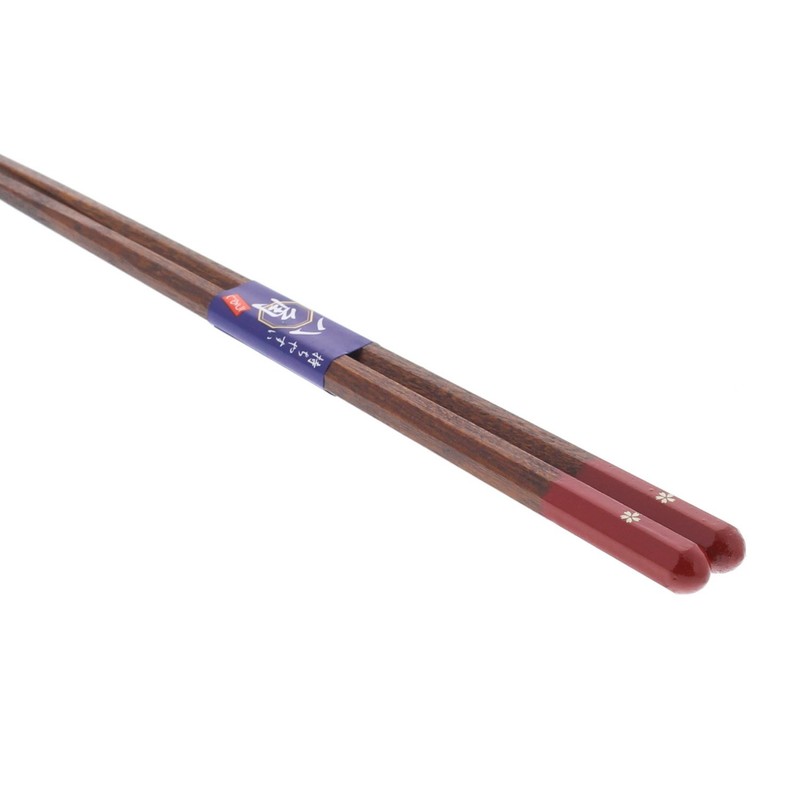 Ishida Japanese Chopsticks Octagonal Cherry Blossom Wooden (Natural Wood) Lacquer