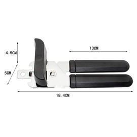 Manual Can Opener, 3 in 1 Heavy Duty Tin Opener with Non-Slip Handle and Turning Knob for Canned Food, Bottle Lid and Jar