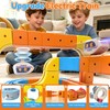 Electric Train Set for Kids Ages 3-8, 208Pcs 3D Flexible