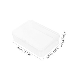 Tofficu 10 Piezas Estuche para naipes en, caja de almacenamiento de plástico para naipes de juego, para tarjetas bancarias, tarjetas de presentación, tarjetas de juego, tarjetas PTCG
