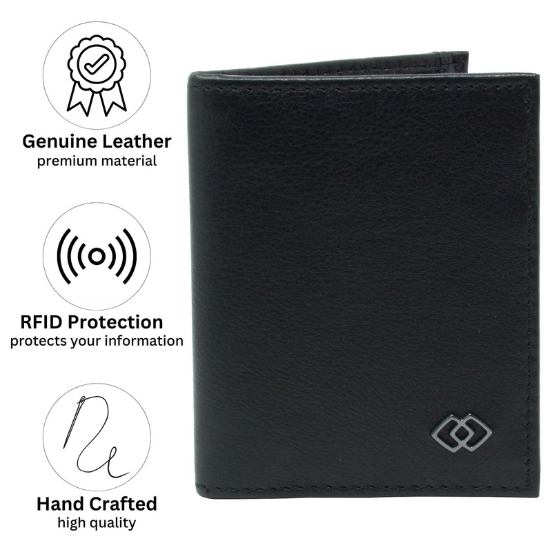 Alpine Swiss Mens RFID Wallet Slim Minimalist Card Case Genuine