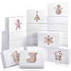 KPOSIYA 36 Pack Christmas Cookie Boxes for Gift Giving, 9x6x3