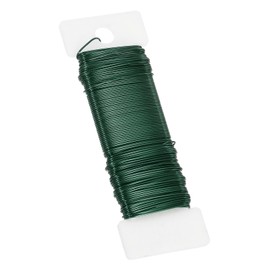PATIKIL 20 Gauge Floral Flexible Paddle Wire, 38 Yard (115 Feet) Florist Wreath Wire for Crafts Flower Arrangement, Green