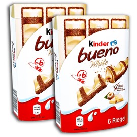 Pack of 2 children's Bueno White 2 x 6 packs (2 x 117 g)
