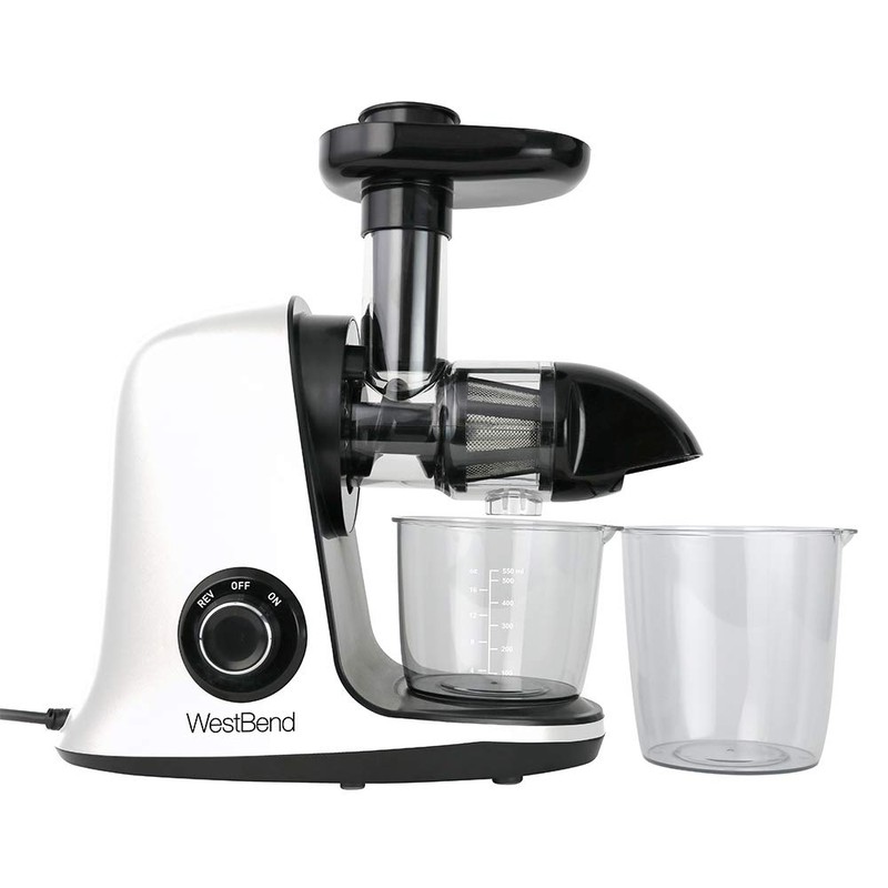 West Bend Juicer Cold Press Masticating Extractor Machine Features Quiet