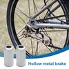 NHP Pack of 100 Silver End Caps, Shift Cable End