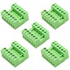 Willwewon 5 Sets 6-Pin 15EDGRK 3.81 mm/0.15 Inch Pitch PCB