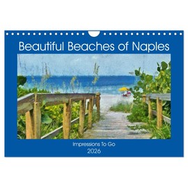 Beautiful Beaches Of Naples (Wall Calendar 2026 DIN A4 Landscape), CALVENDO 12 Month Wall Calendar