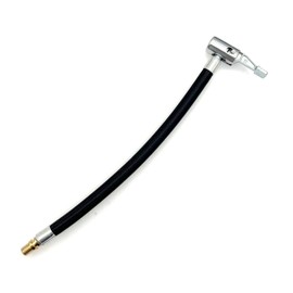 JZK Tyre inflator connector, easy clip push on tyre valve adapter, inflator pump hose adapter with lever lock, tyre pump hose, air tyre tire chuck, car tire inflation hose for car motorcycle bike