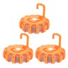 3pcs LED Road Flares Light 9 Modes Waterproof Shock Resistant