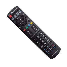 Vinabty New Replacement Remote fit for PANASONIC Plasma LCD TV TH-50PZ700U TH-50PZ77U TH-50PE8U TH-50PX80U TH-50PX80UA TH-50PZ80U TH-50PZ80UA TH-58PZ700U TH58PZ700 PT-50LCZ7 PT-56LCZ7 (N2QAYB000100)