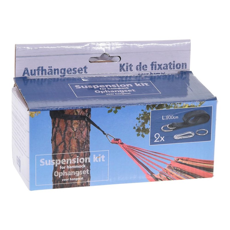 Set of 2 Swing Hammock Tree Hanging Straps Hooks Carabiner