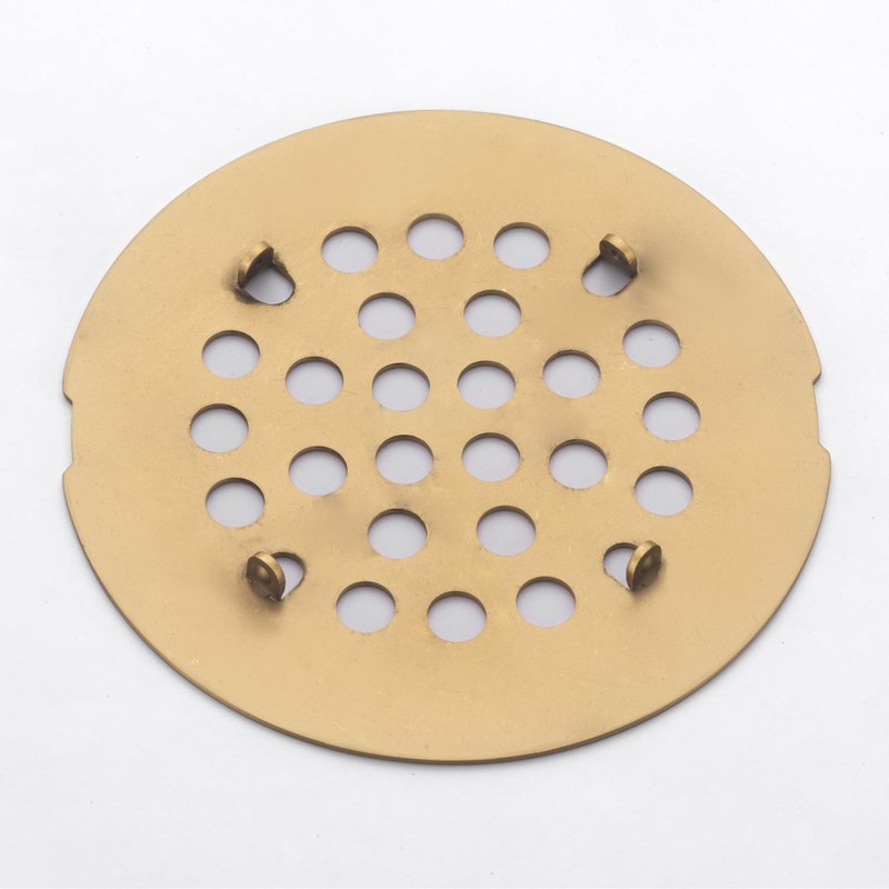 Snap-in Shower Drain Cover 4-1/4 inch Shower Strainer Grid Round