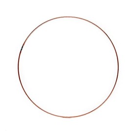 228mm (9in) Copper Metal Ring for Crafts - Wreath & Flower Hoop