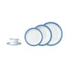 Waca Melamine 'Bistro' blue, plate deep O 20.5 cm
