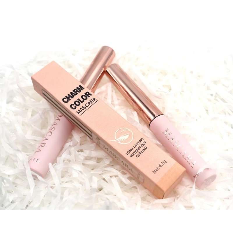 Fine Brush Mascara, Waterproof Mascara for Short/Sparse Eyelashes, Volume, Long