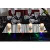 White Votive Candles in Clear Glass Jar 24 Hour Long