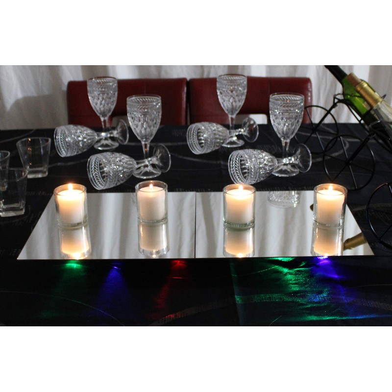 White Votive Candles in Clear Glass Jar 24 Hour Long