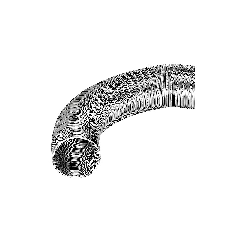 Lambro 60633 Semi-Rigid Aluminum Dryer Ducting, 4 inch x 8