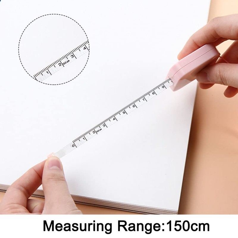 TopHomer Soft Tape Measure for Body, Push Button Tape Measuring