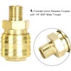 Compressed Air Coupling 1/4 Inch for Compressed Air Connections, Euro