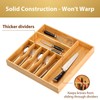 Umilife Large Kitchen Drawer Organizer, 19"x19" Silverware Utensils Organizer, 2.5"
