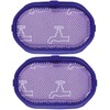 AMSAMOTION 2 Pack Pre-Filter Digital Slim Vacuum Cleaner Dust HEPA