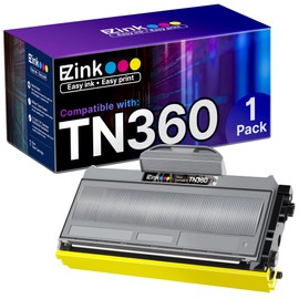 E-Z Ink Compatible Toner Cartridge Replacement for Brother TN330 TN360 TN-330 TN-360 High Yield Compatible with DCP-7040 DCP-7030 MFC-7840W HL-2140 MFC-7340 MFC-7440N HL-2170W HL-2150N (1 Black)