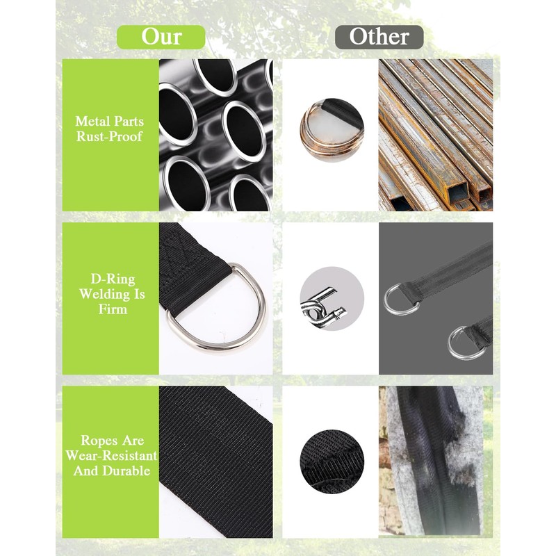 900 kg Swing Attachment Tree and Hammock Attachment 200 cm