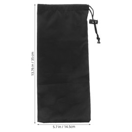 Happyyami Foldable Cane Pouch Portable Walking Sticks Protective Bag Alpenstock Storage Container for Elderly Travel Organizer