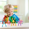 JWTRSVTY 4 Pieces Telescopic Giraffe Suction Cup Toy, Cartoon Telescopic