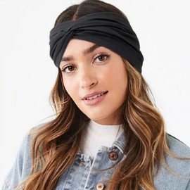 DRESHOW Pack of 4 Women's Headbands, Elastic Soft Headbands, Headband, Head Wrap, Cute Hair Accessories for Everyday Yoga, Sports, Fitness, One Size
