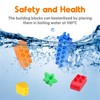 Large Building Blocks for Kids Toddlers Including 2 Piece Baseplates,