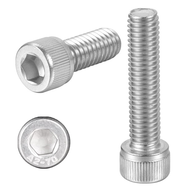 M6-1.0 x 55mm Socket Head Cap Screws 304 Stainless Steel