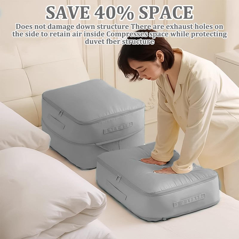 Ultra Space Saving Self Compression Organizer Large Capacity Storage Bags