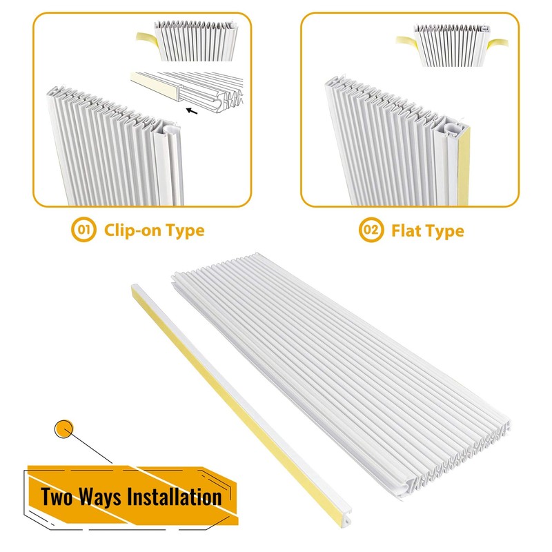 LBG Products Window AC Side Panels,Double Layers Adjustable Side Panel