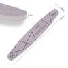 MANI KING 25pcs Professional Nail File Ellipse 100/180 Grey Heavy