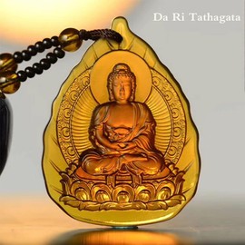 Buddha Necklace for Women Bling Good Luck Buddha Necklace 12 Zodiac Guardian Bodhisattva Pendants Amulet Buddhist Jewelry, Stainless Steel, No Gemstone