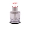 BRAUN Hand blender complete herb chopper attachment - For MR4000