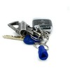Gas and Electricity Meter Box Keys, Keyring Compatible, Pink and
