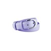 Biagiotti Women's Genuine Leather Thin Belt with Box, Violet 3