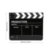 30x25CM Acrylic Clapperboard Director Professional Movie Film Action Clap Photography
