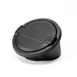 E-Gaultra Aluminum Gas Cap Fuel Filler Door Cover Suitable for SUV 18-24 JL & JLU 2/4 Door,Off-Road Vehicle Fuel Tank Cap Cover Compatible with Jeep 2018-2024 Wrangler Unlimited Sahara/Rubicon