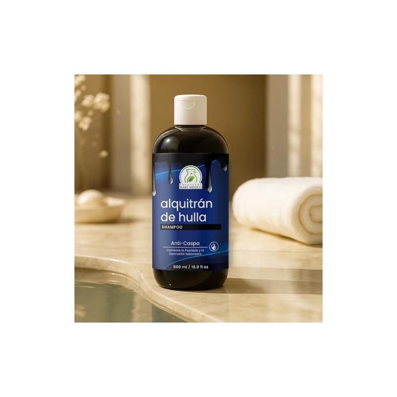 Shampoo Alquitrán De Hulla Anti-Caspa 500 Ml Productos Mart Mexico