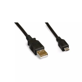 SolutionCables 15ft USB Type A to Micro B Cable - Black
