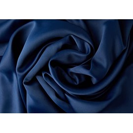 Emma Barclay Cali Door Curtain Thermal Blackout Lining Pencil Pleat Single Doorway Panel 45" x 84" (Navy)