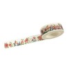Wrapables Colorful Masking Tape, Floral Rose Garden Washi