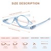 EYEGUARD 2 Pack Makeup Reading Glasses for Women Spring Hinge